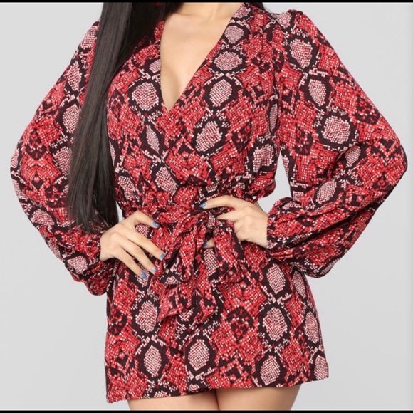 snakeskin jumpsuit fashion nova